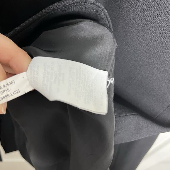 J Crew Blazer Women's Plus Size 20 Black Stretch Wool J5383 Jacket Academia - Picture 3 of 8